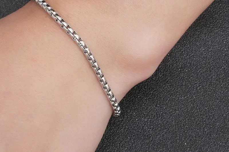 男の子と女の子のためのシンプルな薄いブレスレット、ジュエリーギフト、パーティー、クリスマス、誕生日