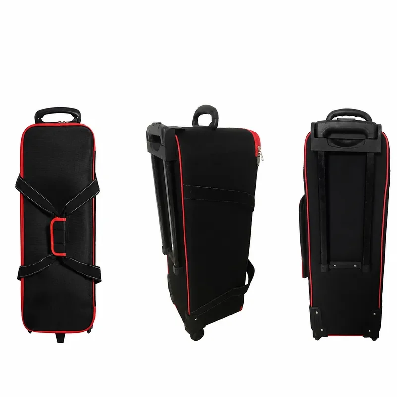 New Photography Trolley Case Flash Bag Equipment Light Stand Camera Bag with Wheels Rolling Storage Box for Studio Gear