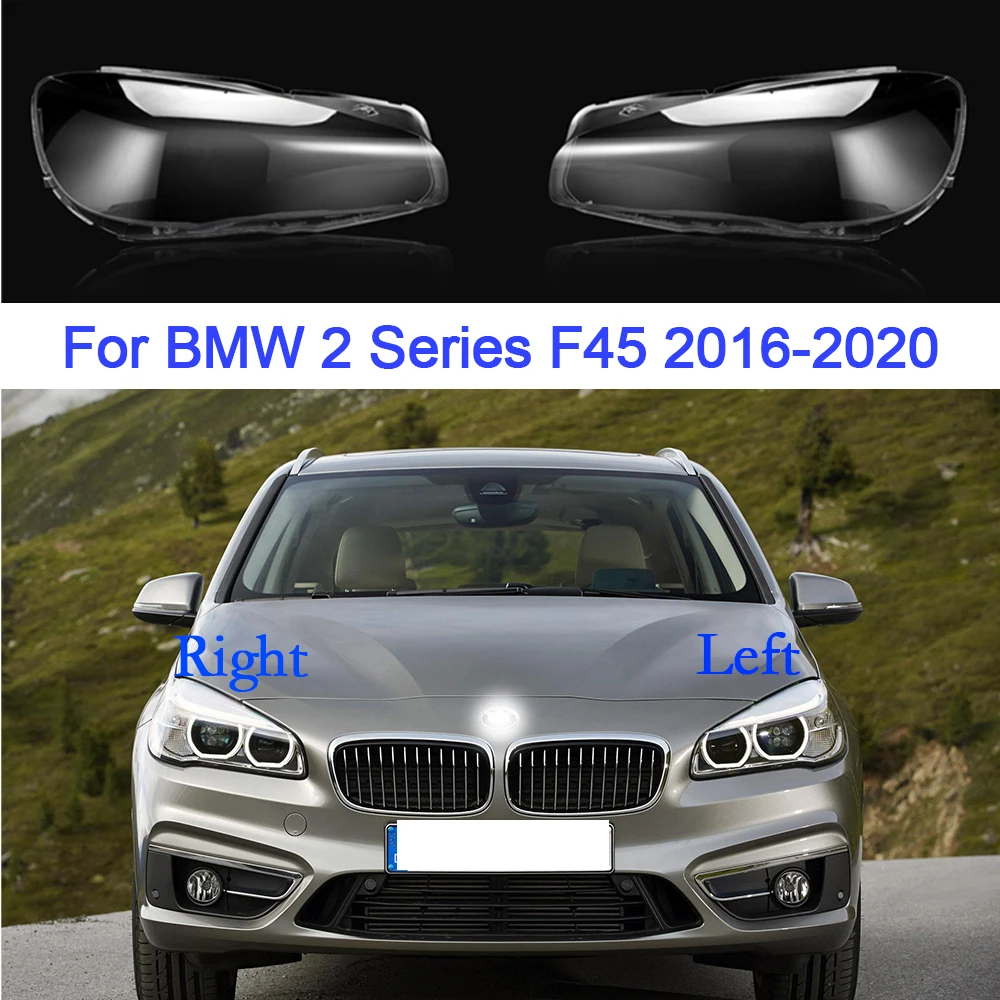 

Car Headlight Shell For BMW 2 Series F45/F46 2016-2020 Replacement Clear Headlamp Cover Left/Right Cover Car Accessoires