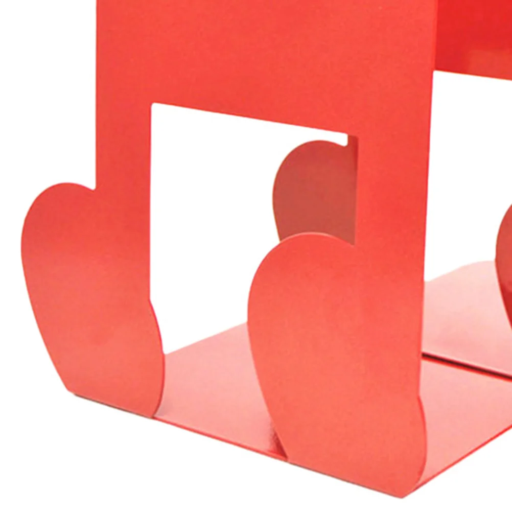 

A Pair Book Bezel Metal Desktop Stand Non Skid Bookmark Music Note Shaped Stand Rack for DVDs Magazines