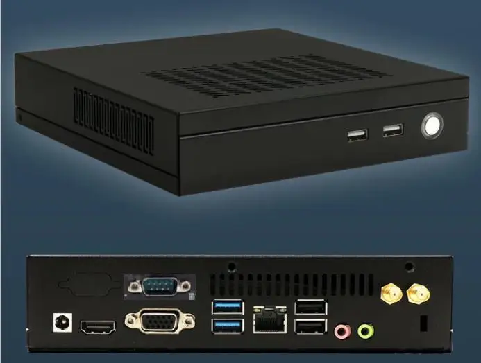 H61 High-Performance Micro Computer with i3-3225 8GB RAM 120G SSD COM HDMI-VGA