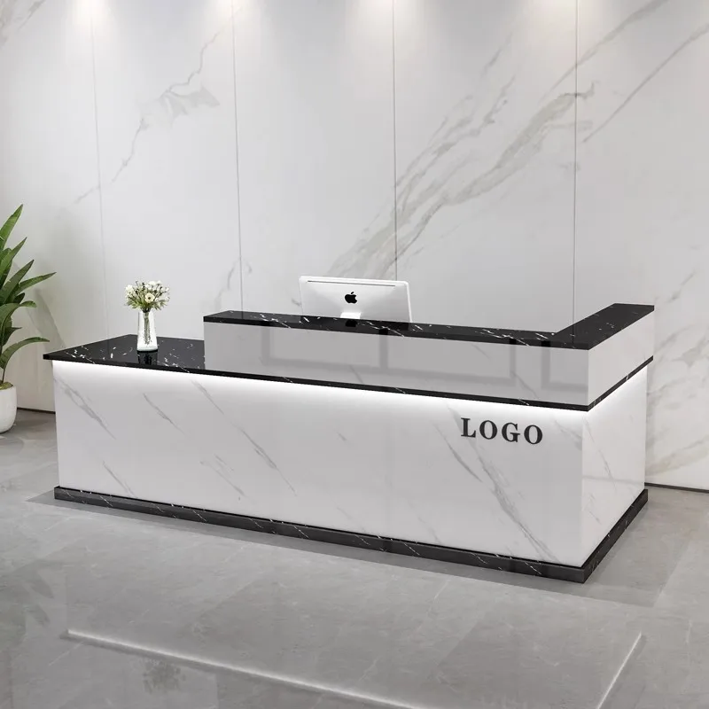 

Luxury Reception Desk For Salon Counter Reception Podium Drawers Reception Desk Escritorios De Computadora Office Furniture