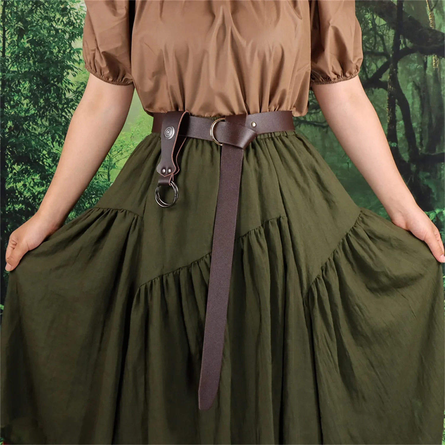 القرون الوسطى تنورة كليب عصر النهضة دور اللعب حزام الملحقات هالوين الرجعية حزام المشي لمسافات طويلة تنورة كليب مجموعة تأثيري حزام