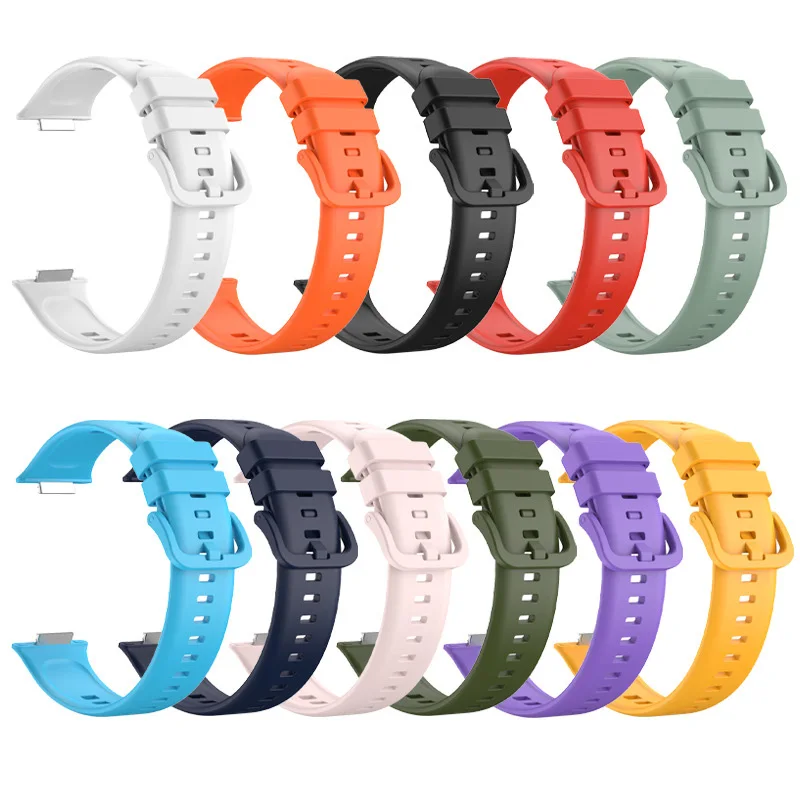 Silicone Strap For Huawei Watch FIT 2 band Smartwatch Accessories Replacement Wristband Correa Bracelet Huawei Watch fit2 strap