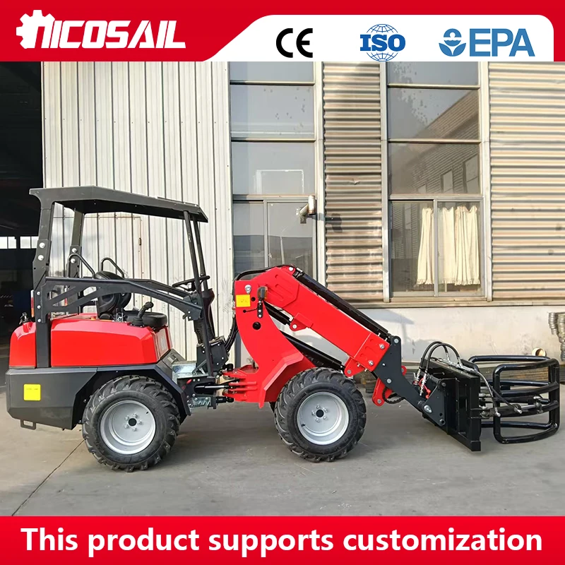 

KZL918 Telescopic Wheel Loader Quick Attachment Change for Warehouse Handling