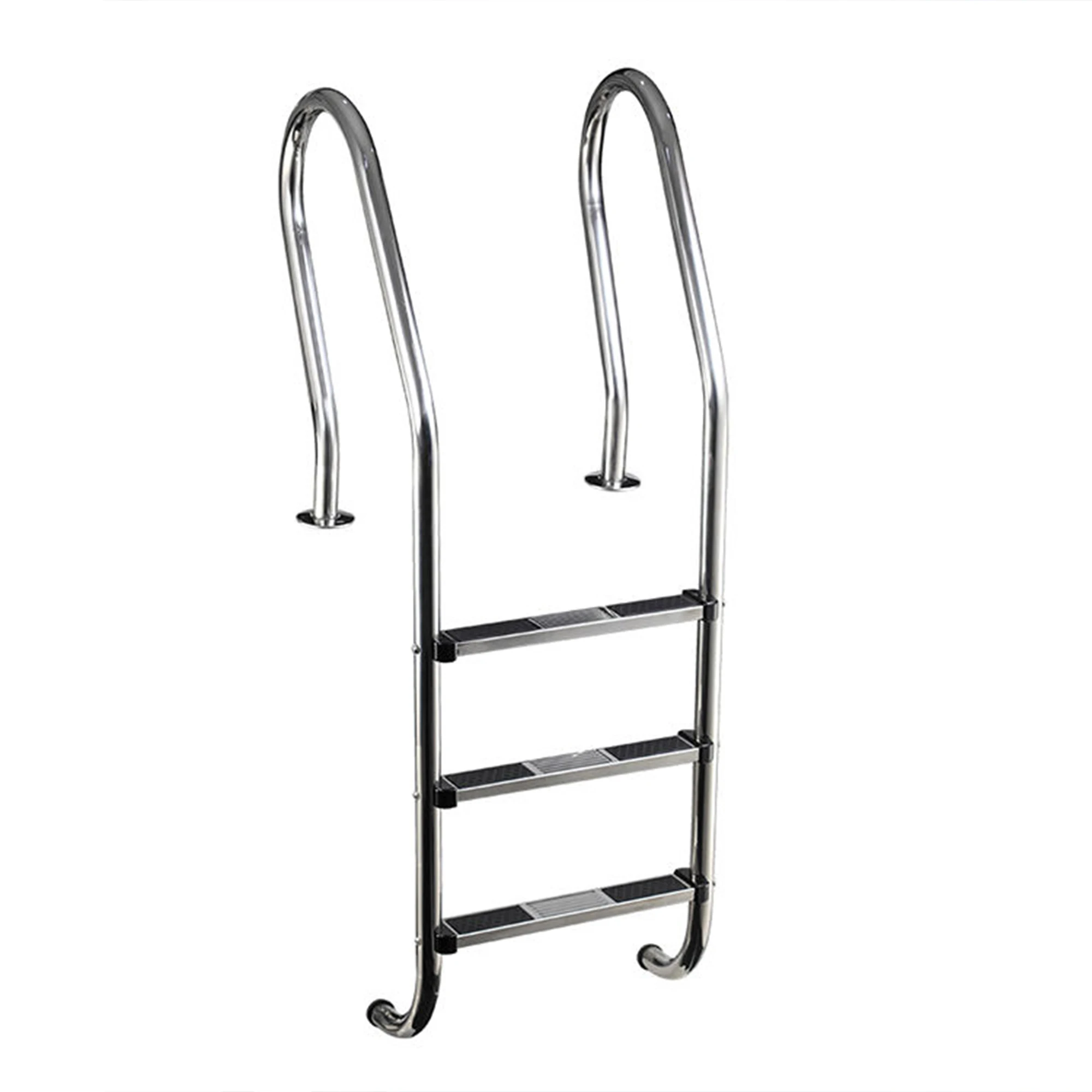 Model SF-315 Three-Step 304 Stainless Steel Pool Ladder With 1.0mm Pipe Thickness For Pool Depth 0.9m