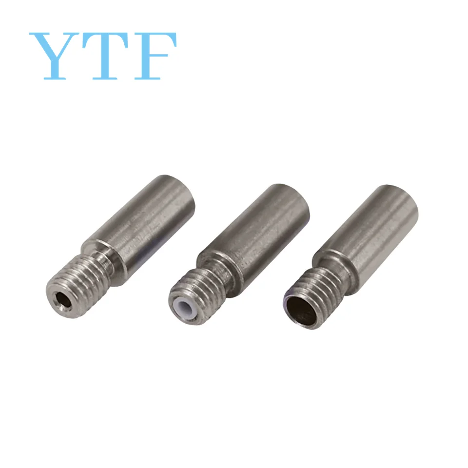 3D Printer Parts Officer Nozzle V6 J-Head 21mm 1.75mm 3 mm  Stainless Steel Pipe Single Head Bicolor Print Throat