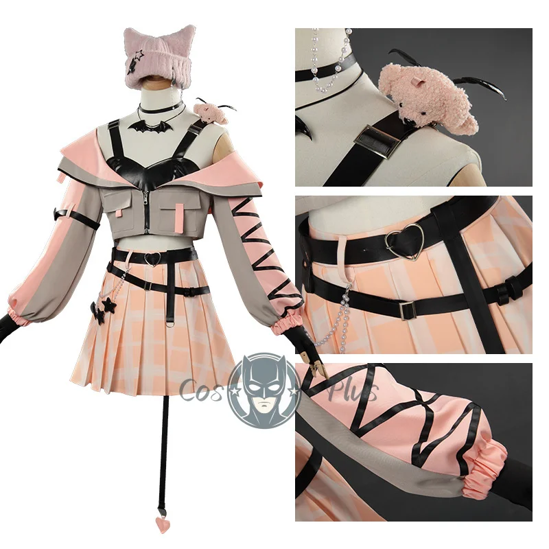 Anime PJSK MORE MORE JUMP Cosplay Costume Hanasato Minori Momoi Airi Hinomori Shizuku Little Devil Universal Uniform Dress Girl