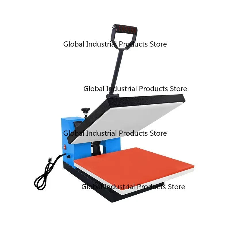Handheld Heat Transfer Printing Stamping Machine 38*38mm Flat Manual Press for T-shirt Clothing Hand Pressure Heat Transfer Mach