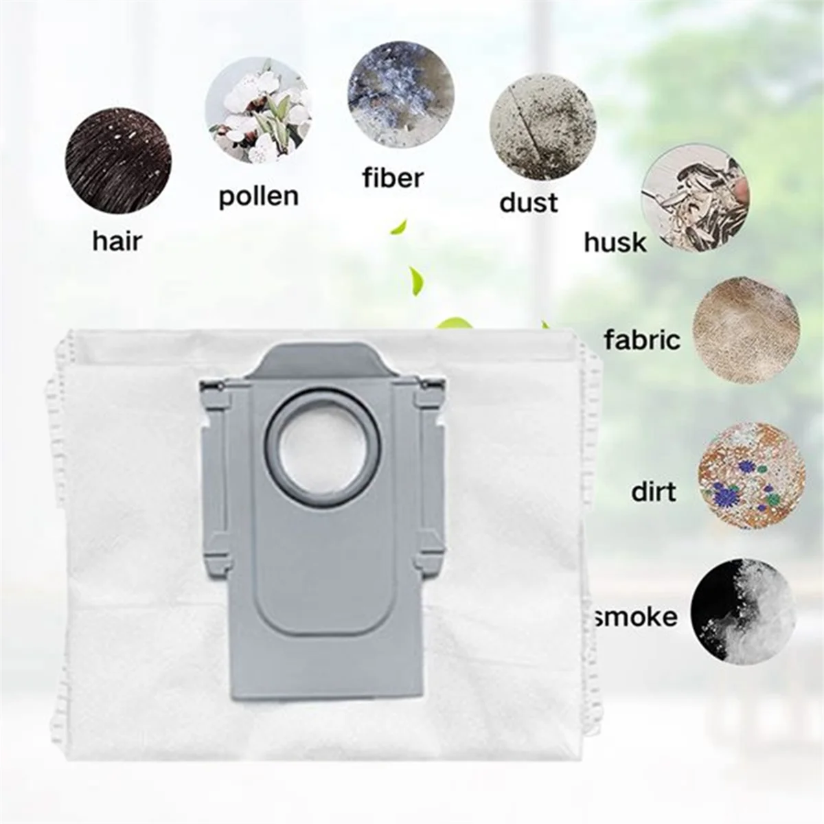 ABXHH 8 Uds bolsa de polvo para aspiradora apta para Saros 10/G30/S9 MaxV Ultra/S90ver/A1460RR repuestos de aspiradora