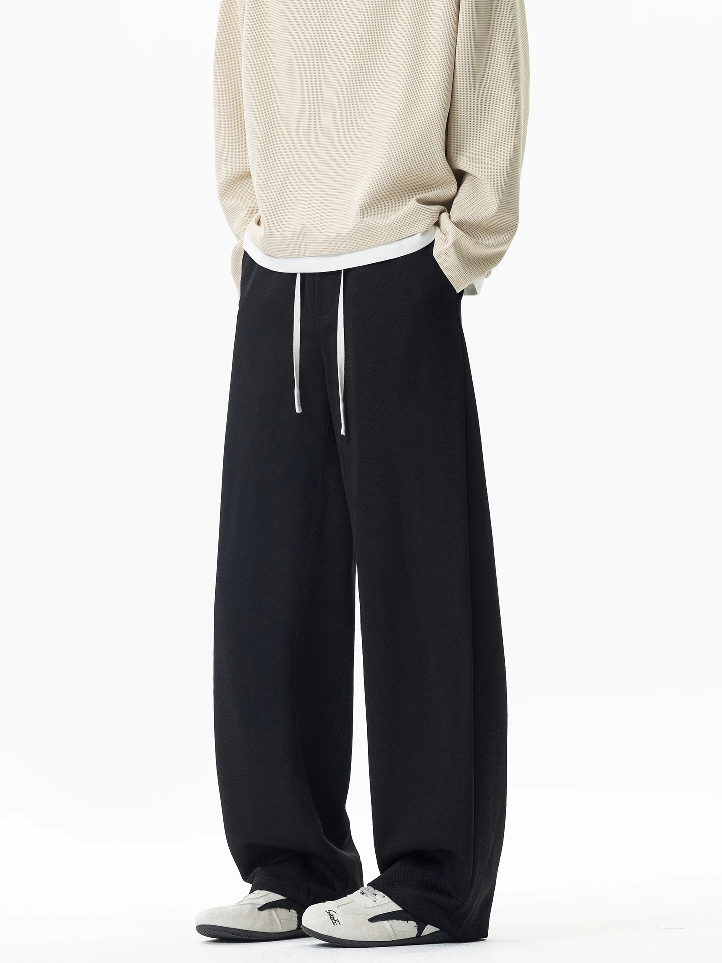 

Повседневные брюки Boyue American Sle, рабочая одежда, спортивные брюки с широкими штанинами для подростков, простые универсальные брюки в уличном стиле на все сезоны