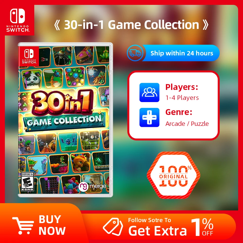 Die besten Spiele für Nintendo Switch: Warum Dleas 30-in-1 Game Collection die perfekte Wahl ist