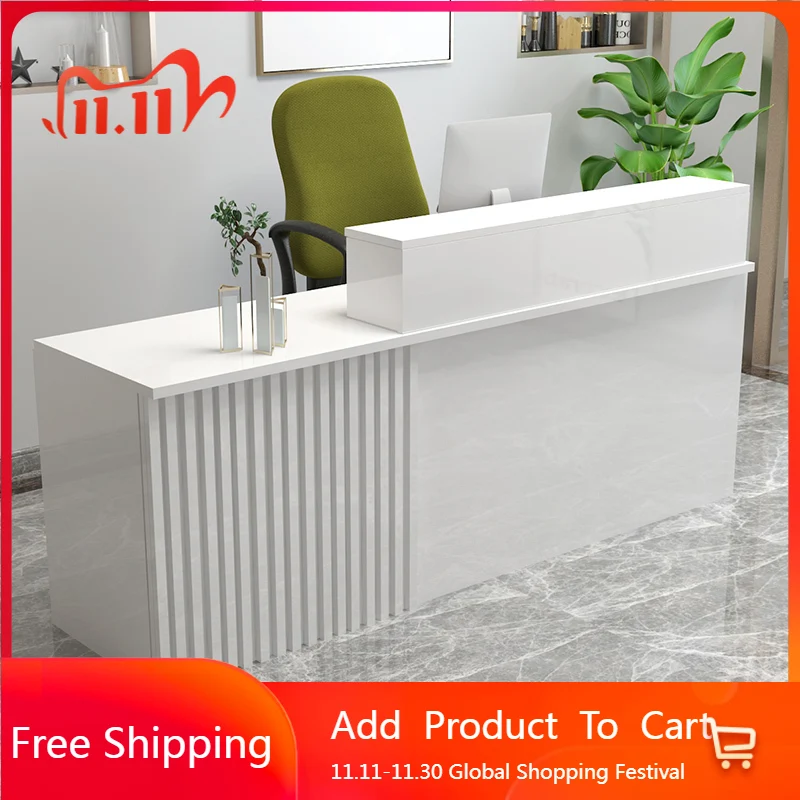 

Luxury Shop Reception Desks Modern Beauty Restaurant Executive Bar Reception Desks Display Comptoire Accueil Trendy Furniture