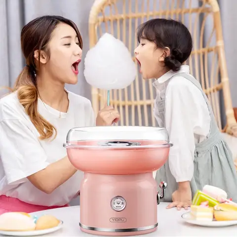솜사탕 기계, 어린이 멋진 솜사탕 만들기, 전기 220V, 소형 가정 선물, 생일 파티, 휴대용, 1PC