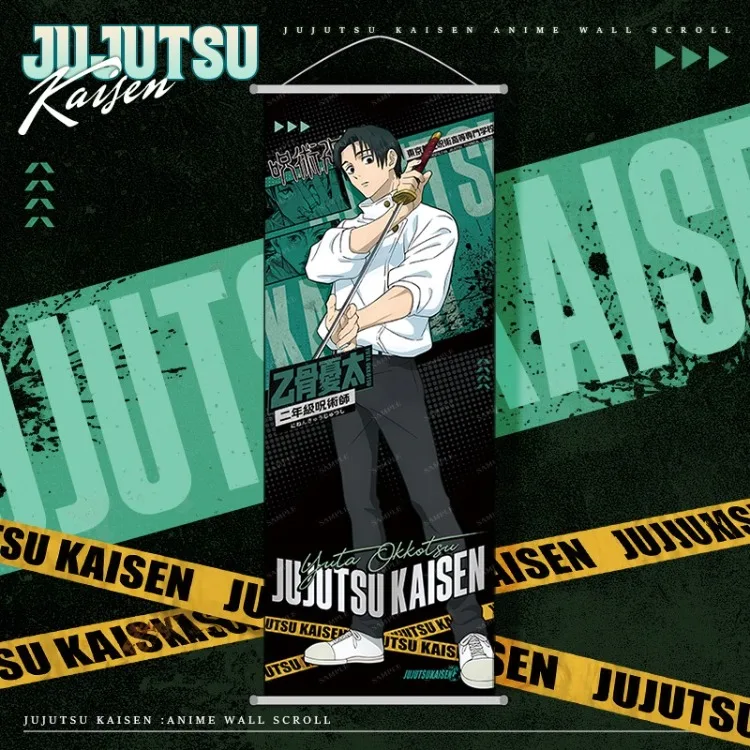 Jujutsu Kaisen Poster Cartoon Gojo Satoru Wandbild Raumdekoration Lange Wandrolle Poster Sammlerstück Urlaubsgeschenk Anime-Merchandise – Detail 7