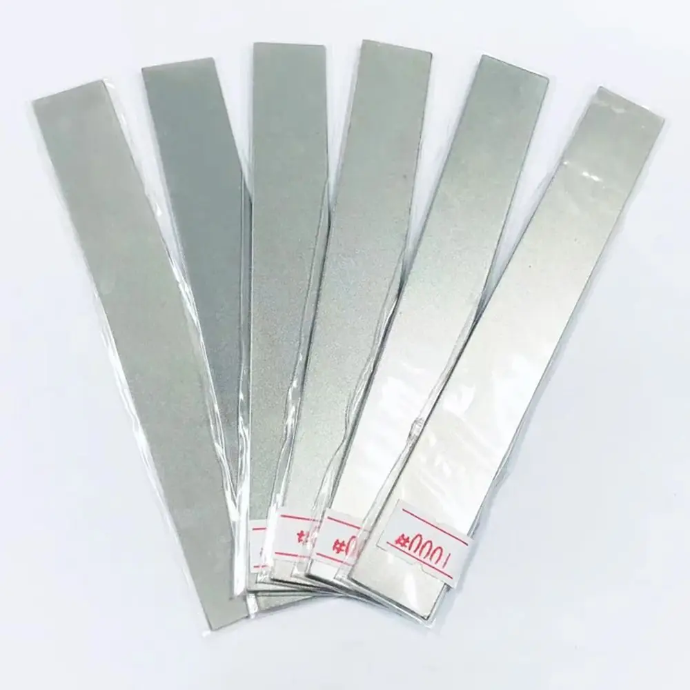 قرص تلميع مطلي بالكهرباء ، شريط طحن ماسي 80-3000 حصى ، صفيحة شحذ صنفرة كاشطة ، 150x20mm