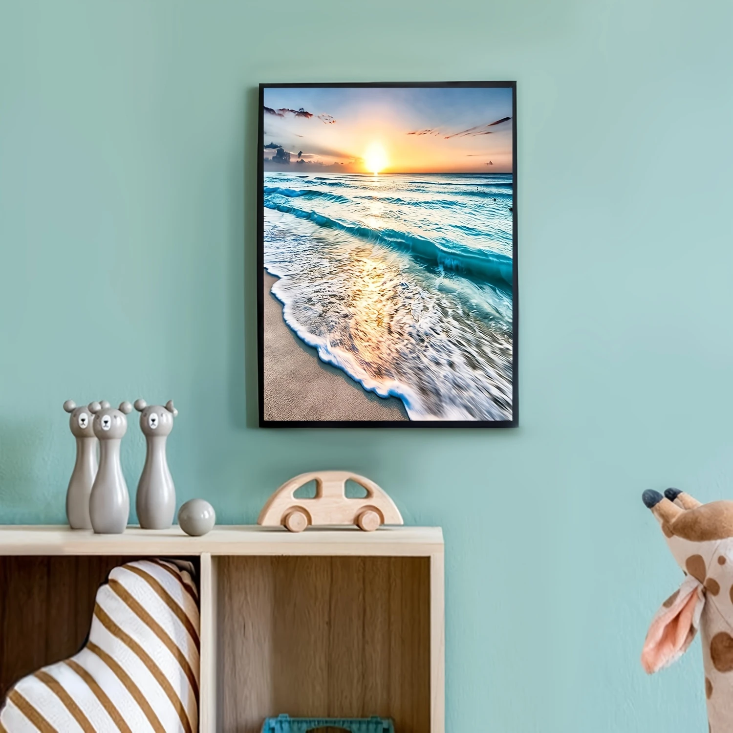 

Пазлы-головоломки «Волны, рассвет, пейзаж у побережья» 500/1000/1200/2000 элементов, семейные игры для игровой комнаты, спальни, подарок, без рамки