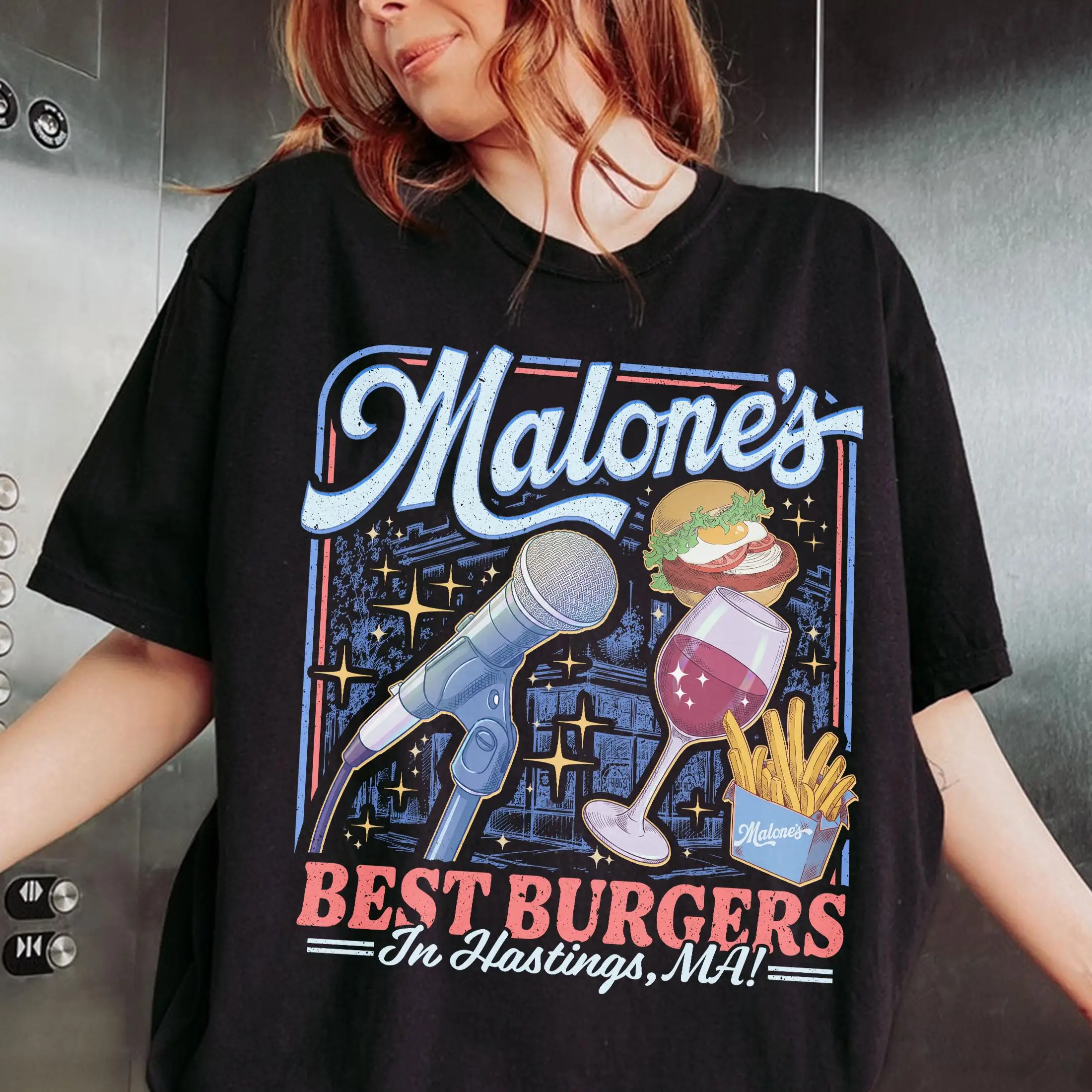 Off Campus Malone’s Bar Shirt, Briar University Hockey Romance Tshirt, Graham Hockey Book Movie Series, Gift for Fan T-shirt