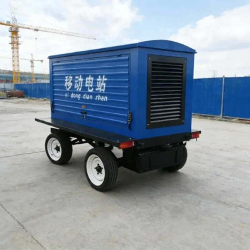 4 Cylinder Diesel Generator Set 100kVA 80kW Silent Power Unit Water Cooled for Industrial Backup Power Supply Use Work  