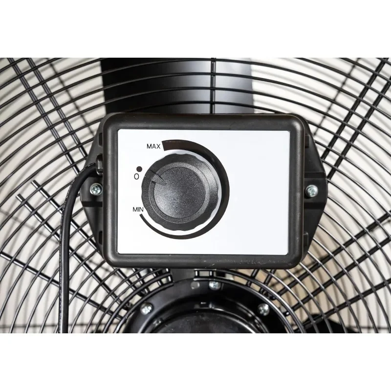 ILiving-Ventilateur de tambour de plancher de baril de haute vitesse avec moteur sans balais CC, 36 amarans, 16000 CFM RapDuty