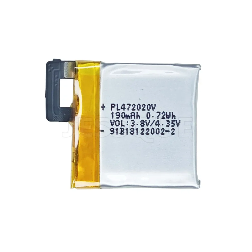 PL472020V 190mAh Replacement Battery for Huami Amazfit A1805 Smart Watch, Compatible Watch Battery Repair Replacement Part