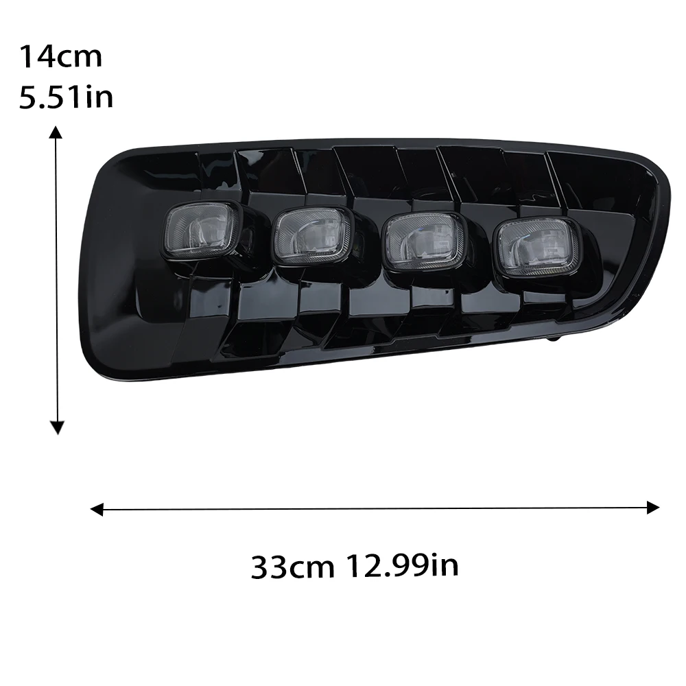 Luces LED de circulación diurna con intermitente, lámpara antiniebla amarilla, DRL, para Ford Raptor SVT F150, 2009, 2010, 2011, 2012, 2013, 2014, 1 Juego