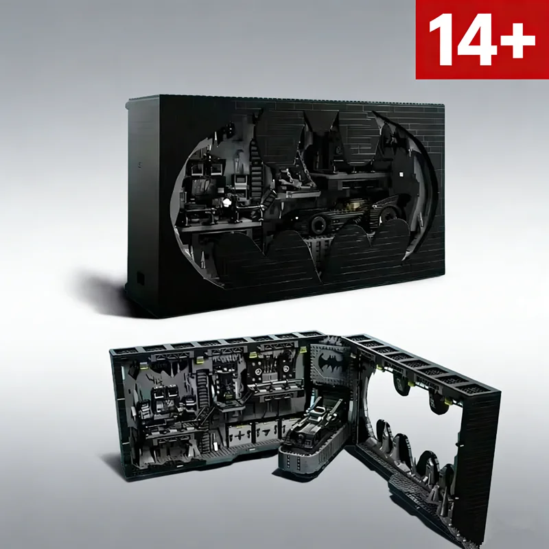 

2026 НОВЫЙ MOC 76252 Batcave Shadow Box Строительные блоки Классическая модель 1989 Кирпичи Домашний декор 3981 шт. Игрушки Рождественские подарки на день рождения