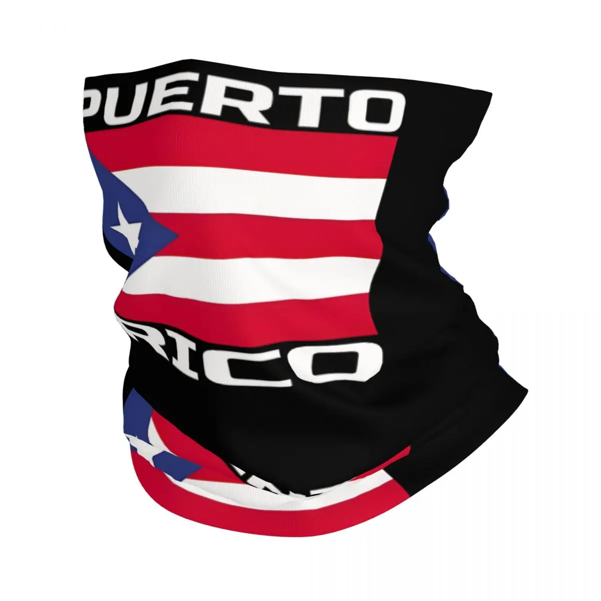 Puerto Rico Vlag Puerto Rico Coqui Love Boricuas En Kikkers Eadband Hals Fietsbuis Sjaal Bandana Gaiter Alle Seizoenen Unisex