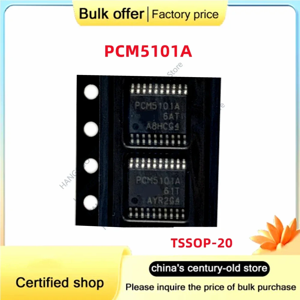 5-10PCS/Lot Original PCM5101 PCM5101A PCM5101APWR TSSOP-20 audio converter chip