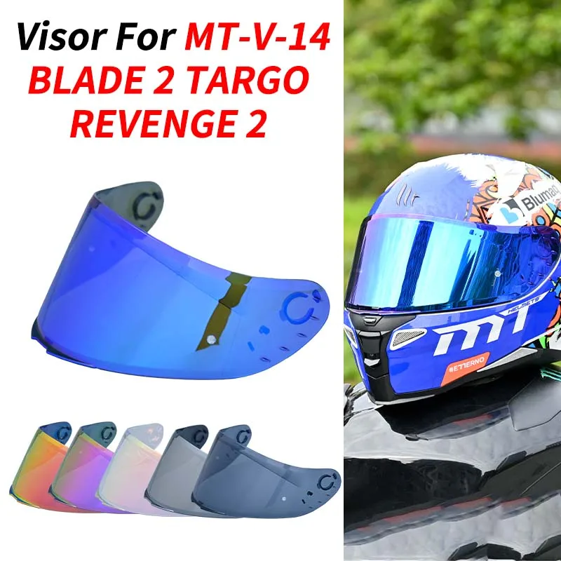 

MT-V-14 Helmet Shield for MT Motorcycle Helmet Only for Model RAPID,RAPID PRO,BLADE 2 SV,REVENGE 2,TARGO Helmet Shield