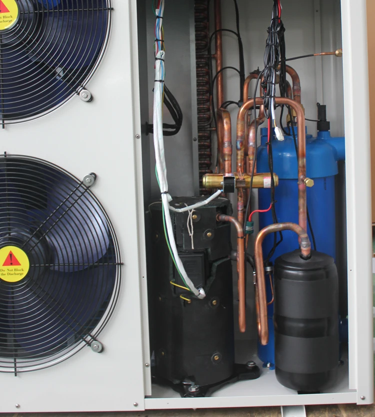 25KW Swimming Pool Heat Pump Air Source System R32 25KW Home Pool Hotel Hot Water Heating Unit Energy Saving Outdoor Project Kit