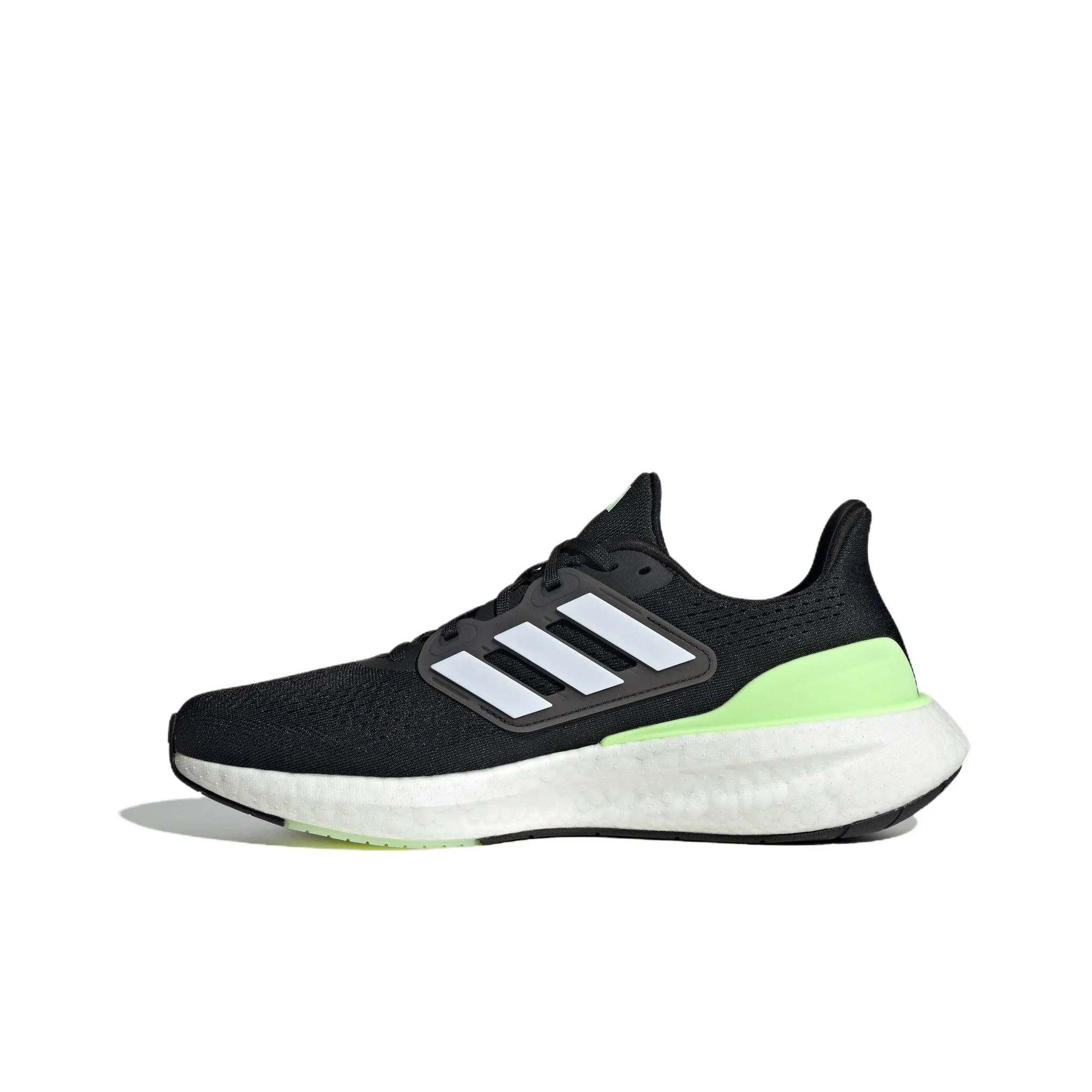 Adidas Pureboost 23 Low top Rubber CLIMACOOL Casual Running Shoes Unisex Black Green IF9657