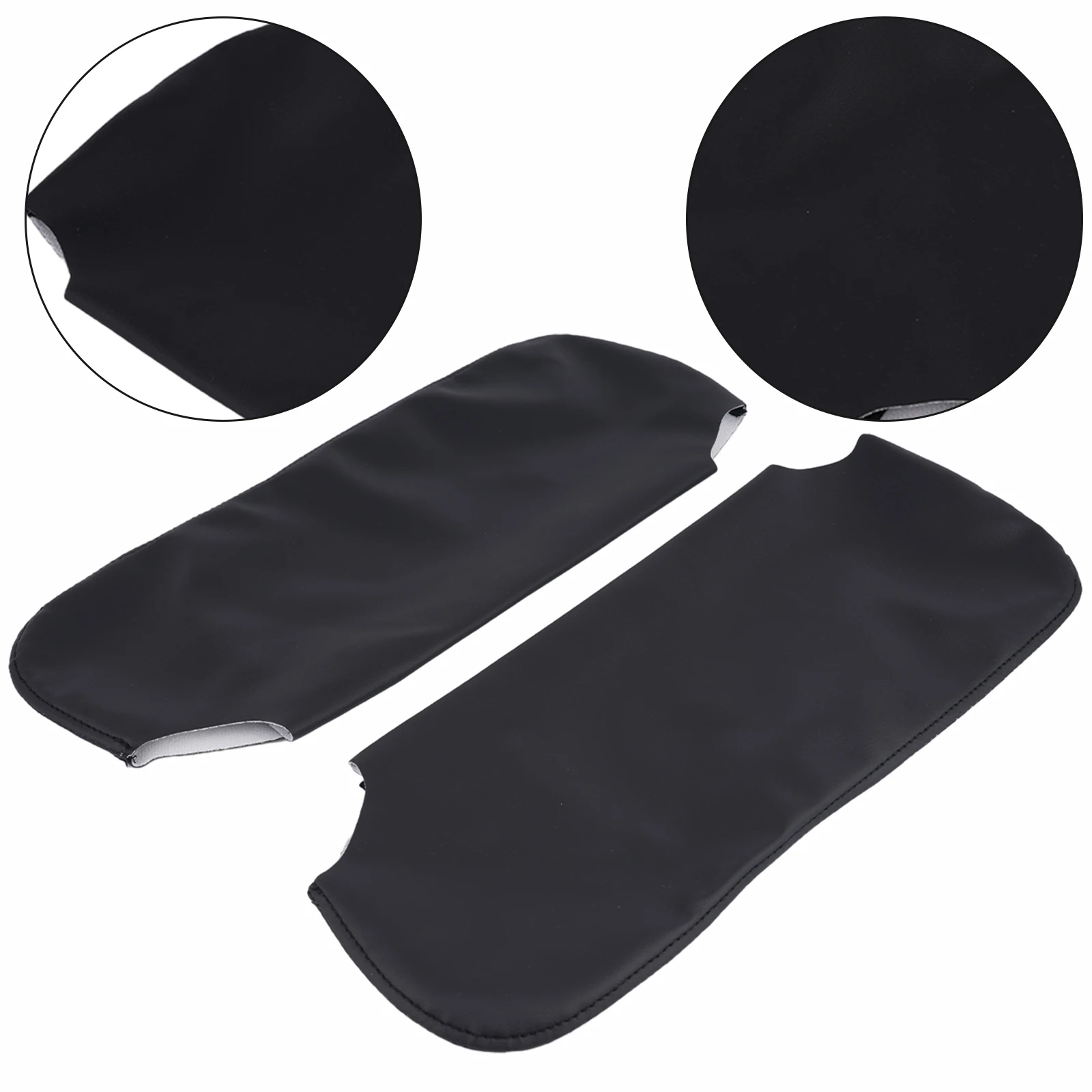 

Leather Cover Sun Visor Cover Microfiber Leather Mouldings Trim Sun Visor Skin Sun Visor Trim Car High Quality Practical