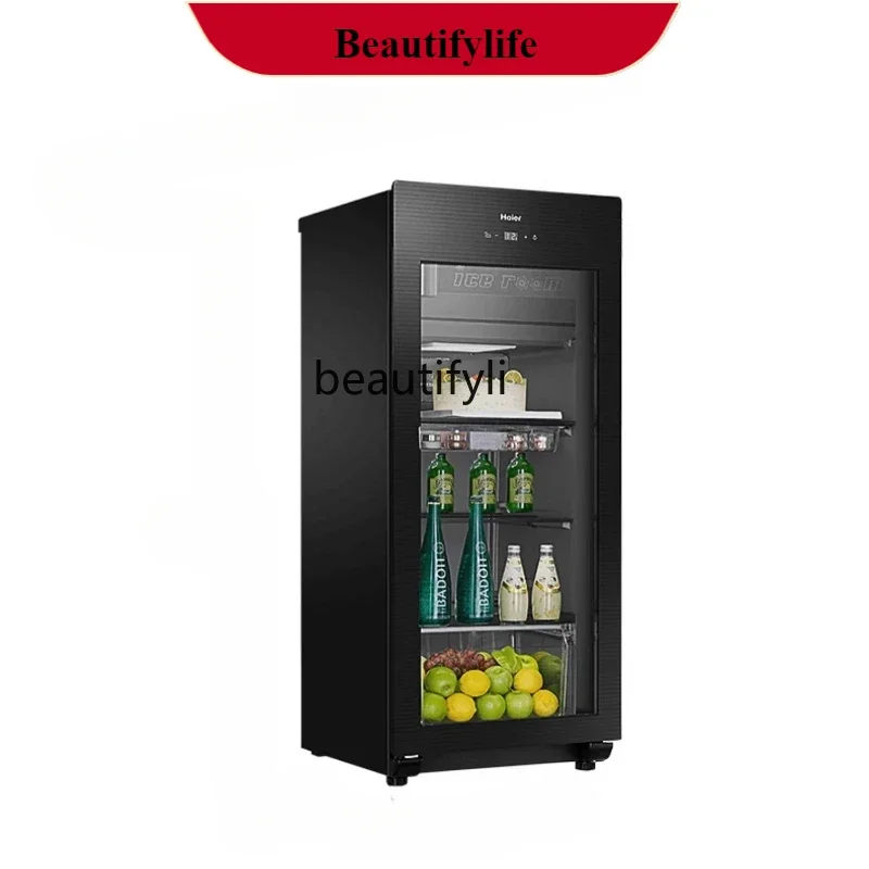 

E132 Ice Bar Wine Cabinet Office Refrigerator Freezer Mute Energy-Saving Red Wine Tea Cabinet Refrigerated Fresh Cabinet