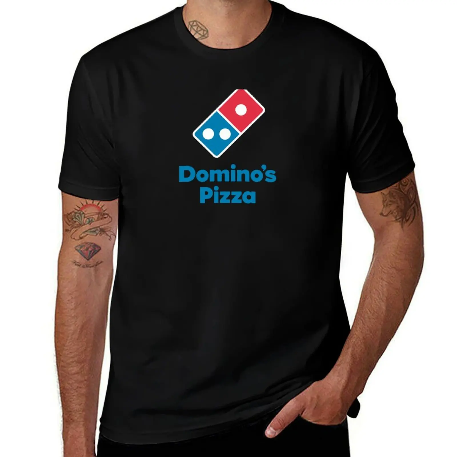 Dominos Pizza T-Shirt Outdoor Sports Short Sleeve Top T-Shirt