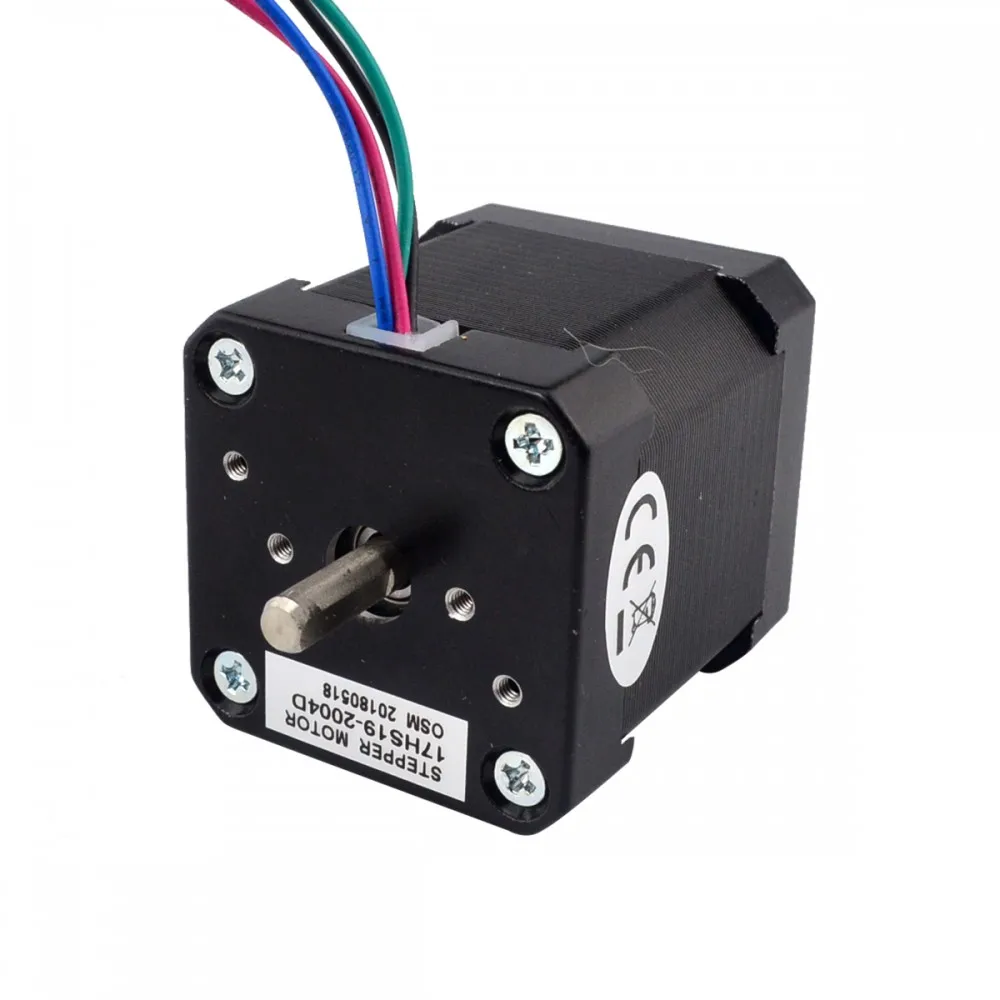 STEPPERONLINE Nema 17 Stepper Motor 48mm 59Ncm 2 Phase Double Shaft Stepper Motor 2A 4-lead for 3D printer CNC XYZ