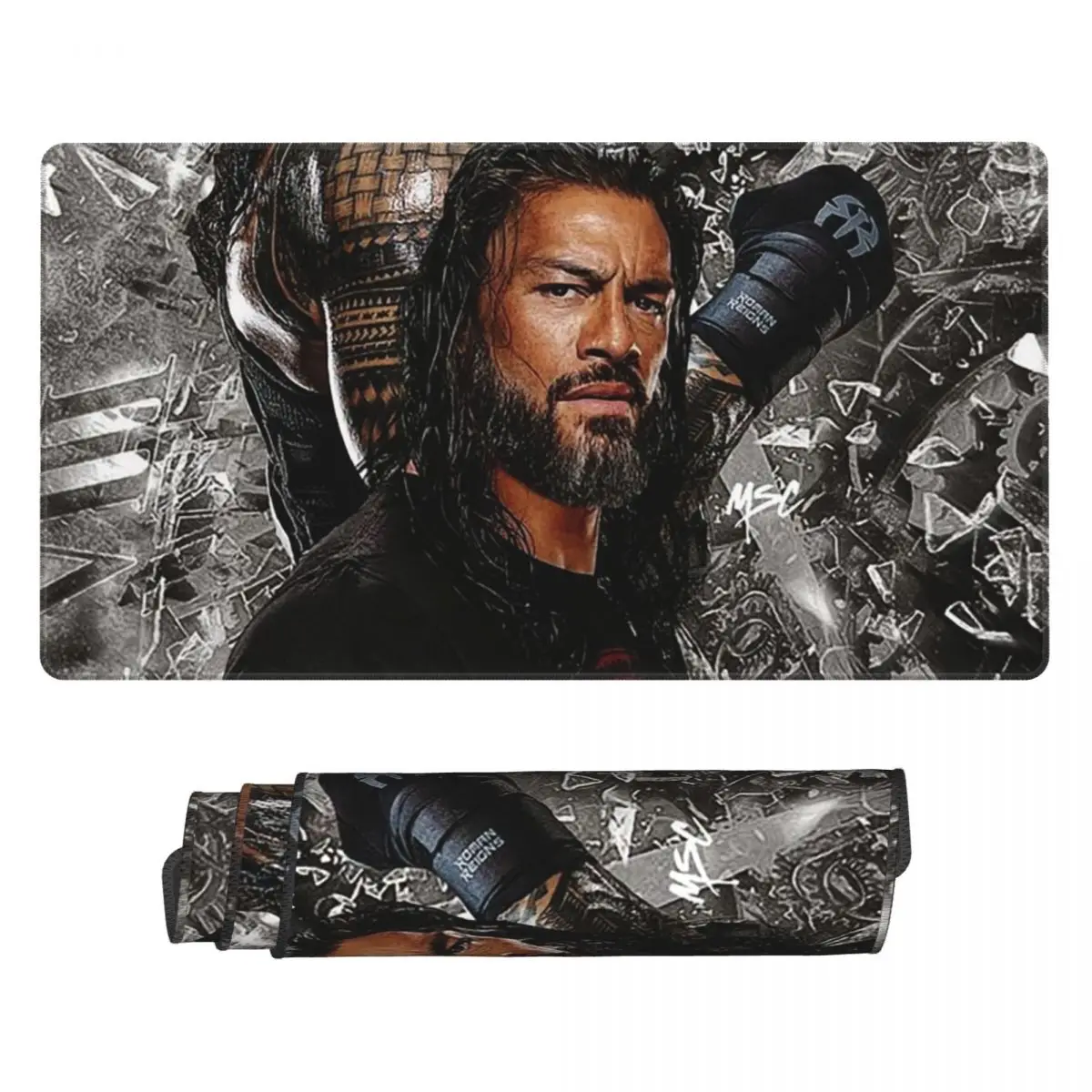 

Большой коврик для мыши с изображением рестлера Романа Рейнса, коврик для геймеров, для ПК и ноутбуков, коврик для клавиатуры, компьютерный игровой коврик, офисные аксессуары, настольный коврик