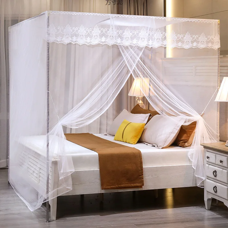 Mosquito Net Single Door Without Bracket Encrypted Home Princess Style Student Dormitory Net Yarn Single Person