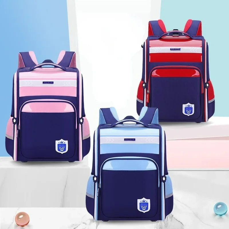 

2024 New Good-looking Primary School Student Schoolbag Backpack Spine Protection Grade 1- 3 Boy Girl Lightweight Spine Guard Bag