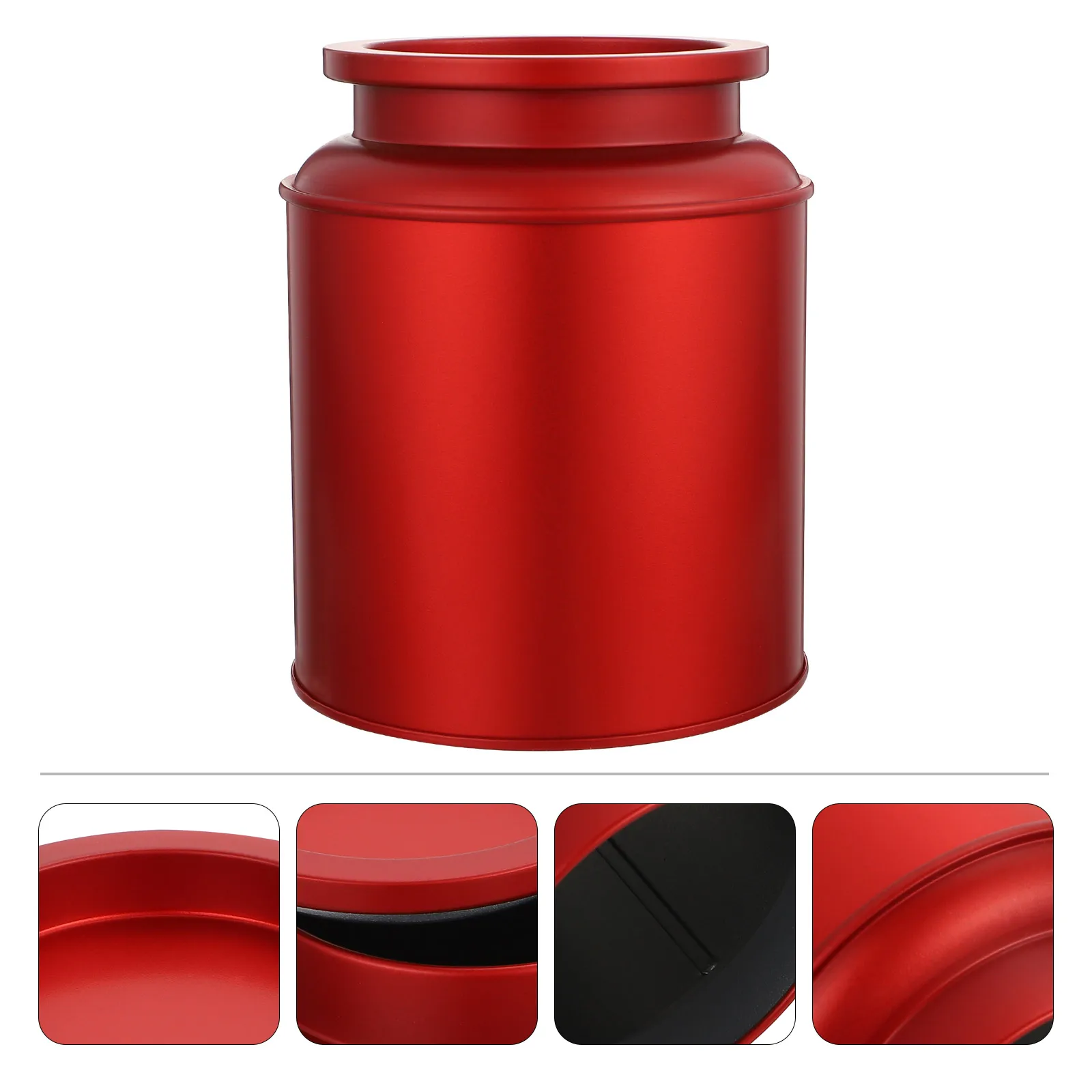 

Candy Jar Tea Travel Storage Jars Tin Tinplate Kitchen Canisters with Lids