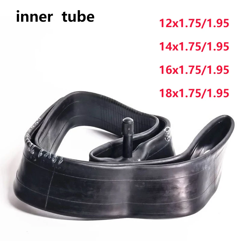 Hot Sale 12/14/16/18 Inch Electric Bicycle Tires  12x1.75 Inner  14x1.75/1.95 16x1.75/1.95 18x1.75/1.95  Tube