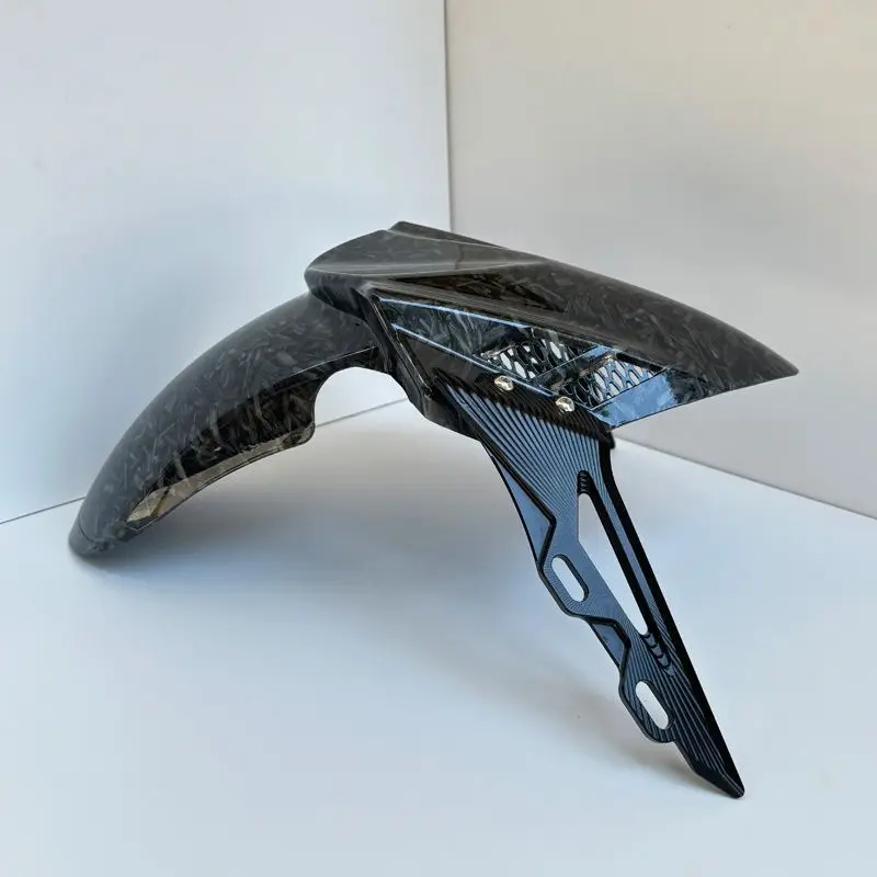 Applicable to Universal Mudguard - Front Fork Alloy Fender for 30/31/33mm E-Scooters, Niu Ninebot Modification, Weatherproof