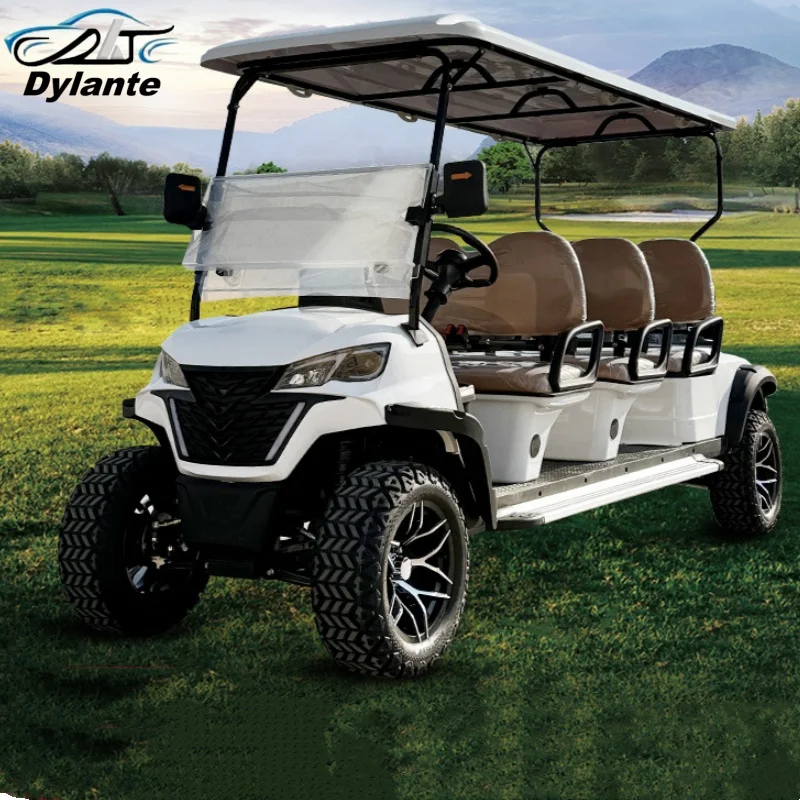 China Factory Customized Low Operating Cost 4 Seater Club Car Lithium Battery Golf Cart High Comfort Electric Golf Cart