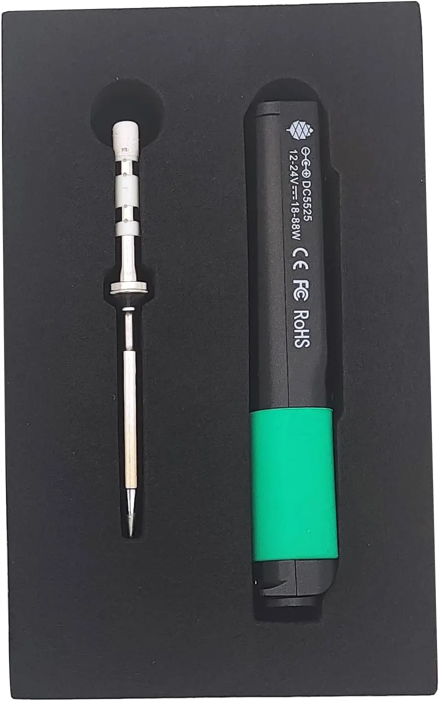 

Smart Mini Portable Soldering Iron, USB-C & DC5525, 12s Rapid Warmup, Auto Standby