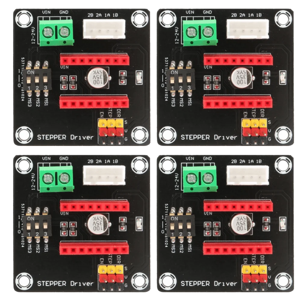 4PCS/2PCS Stable Design Stepper Motor Driver DRV8825 A4988 Control Module Motor Control Module 42 Stepper Motor