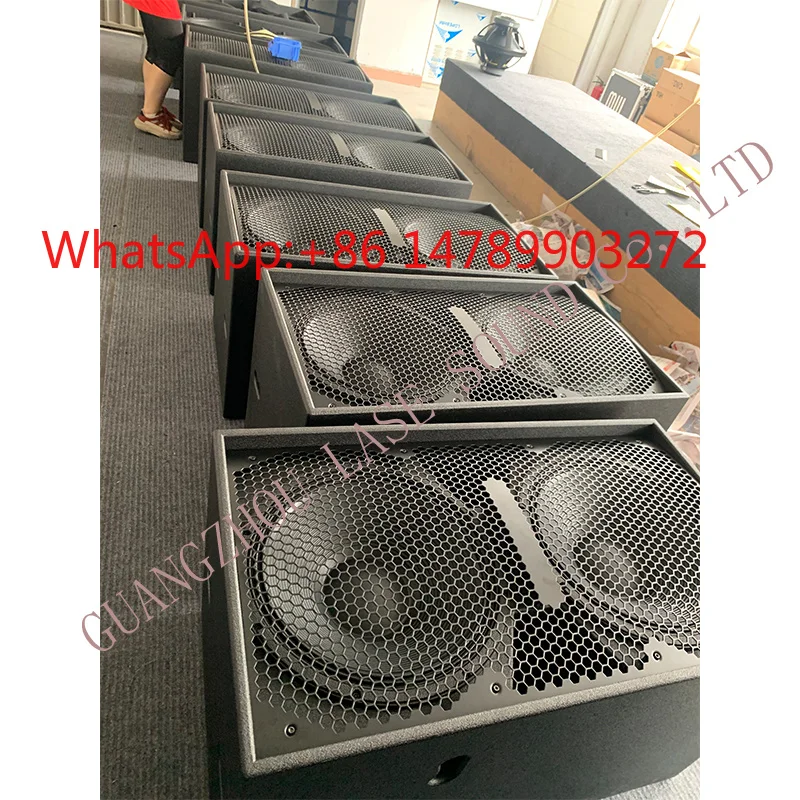 828 Dual 18 Inch Passive Subwoofer 1600W Wooden High Power Pro Audio Bass Speaker for Club Live Stage