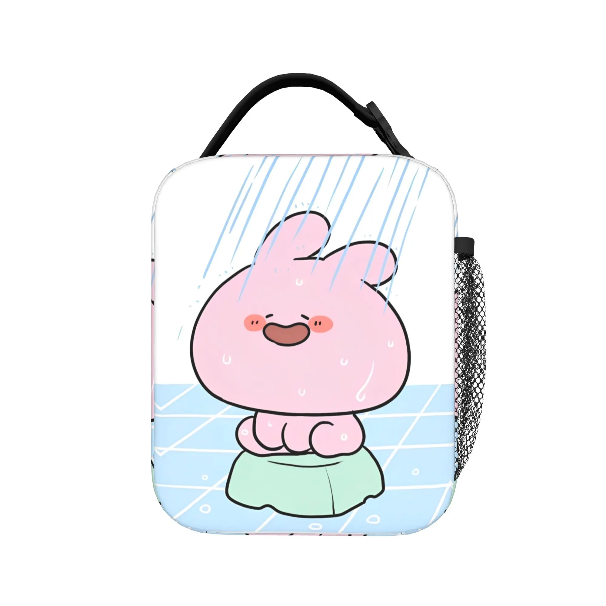 Asamimichaan Cute Asamimi Insulated Lunch Bag High Capacity  Meal Container Cooler Bag Tote Lunch Box Food Handbags