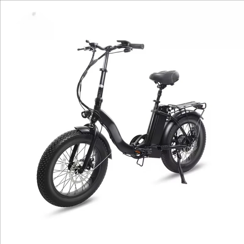 BR For 20-Inch Folding Electric City Bike 21-Speed Aluminum Alloy Frame Hydraulic Disc Brakes 48V Lithium Battery 60km