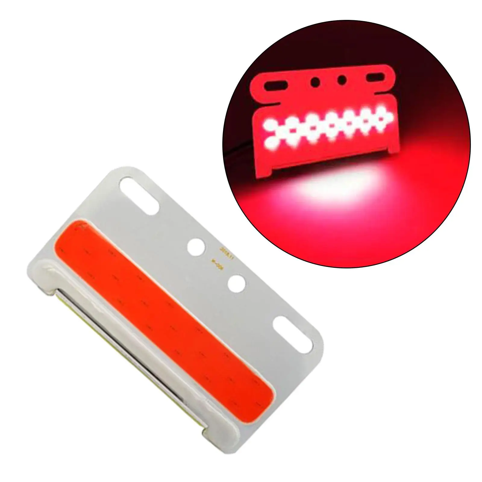 Durable Alloy 24V LED Side Marker Light IP67 Waterproof Turn Signal Car Light Universal Indicator Lamp for Truck RV Semi Trailer