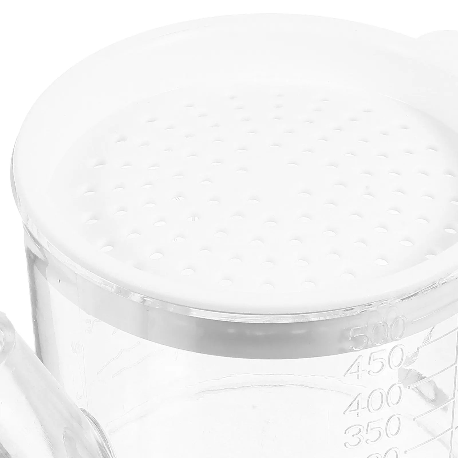 Grease Strainer Container with Built In Filter and Measurement Marks Kitchen Oil Fat Separator
